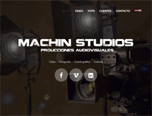 Tablet Screenshot of machinstudios.com